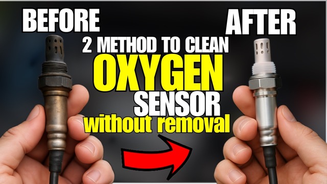 how to clean oxygen sensor without removing it