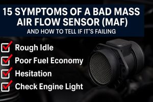 15 Symptoms of a Bad Mass Air Flow Sensor (MAF) and How to Tell If It’s