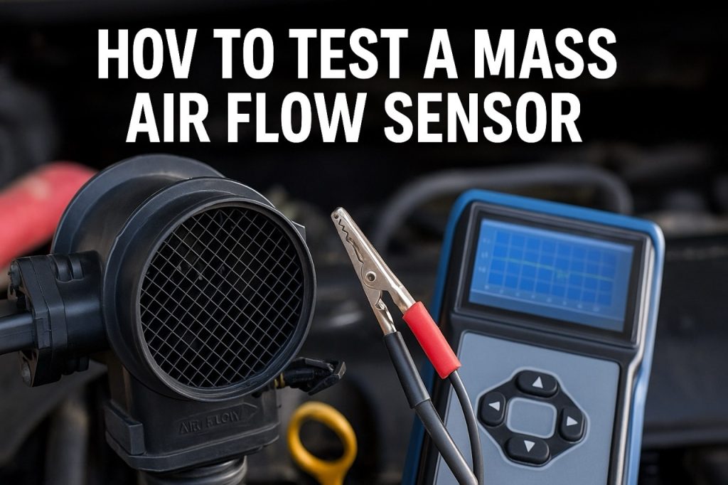 how to test a mass air flow sensor without multimeter